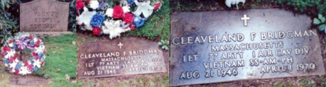 Cleaveland F Bridgman's Final Resting Place